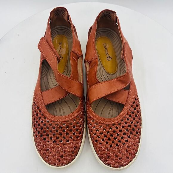 BARETRAPS Yesica Womens Brown Cushioned Round Toe Platform Flats Size 9.5 - Picture 6 of 15